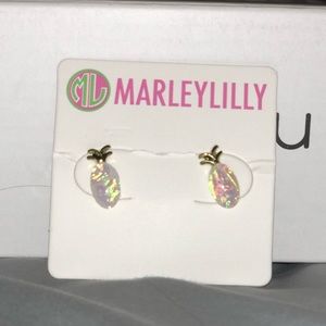 Iridescent Pineapple Studs